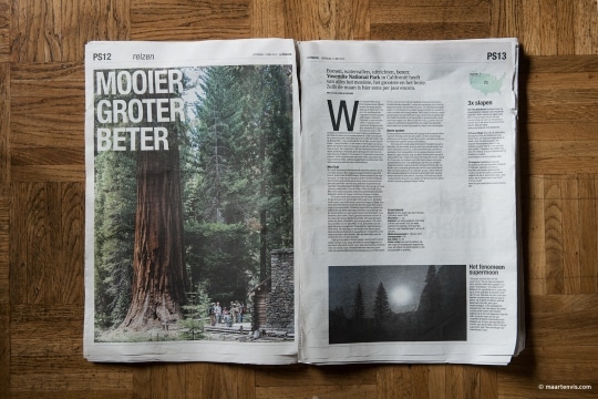 20130725 0916 540x360 - Yosemite NP Publication in Het Parool